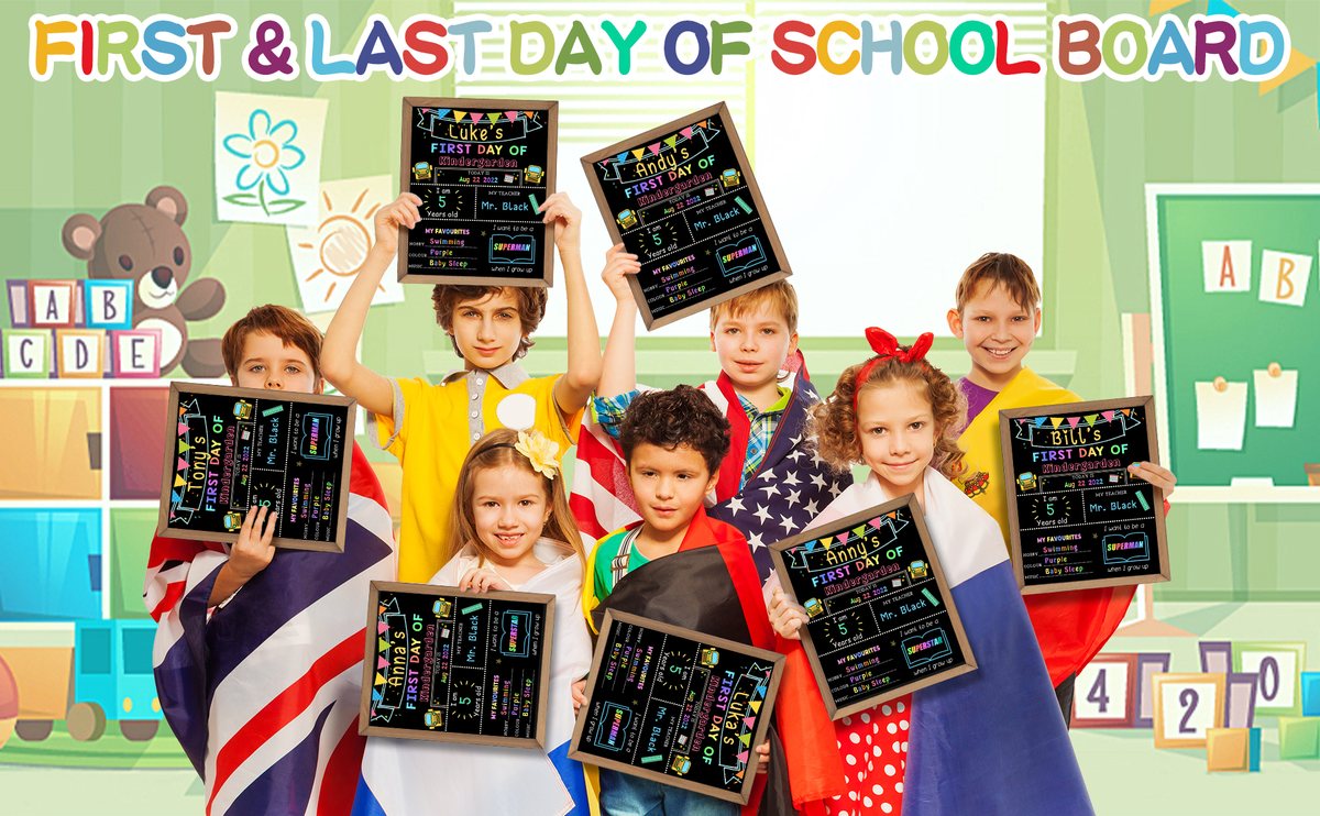 First day of school: the photo and the classroom