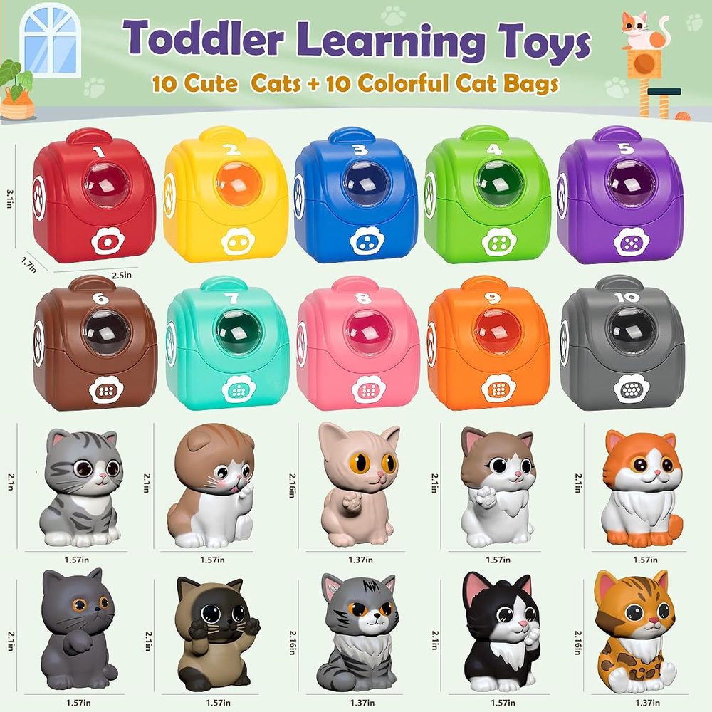 Kitten Bags Counting Set, 20 Pieces photo 2
