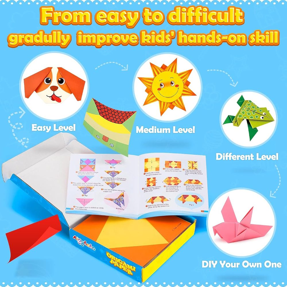 Origami Paper Kit, 308 Sheets with Book photo 5