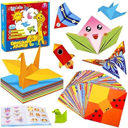 Aigybobo Origami Paper Kit, 308 Sheets with Book