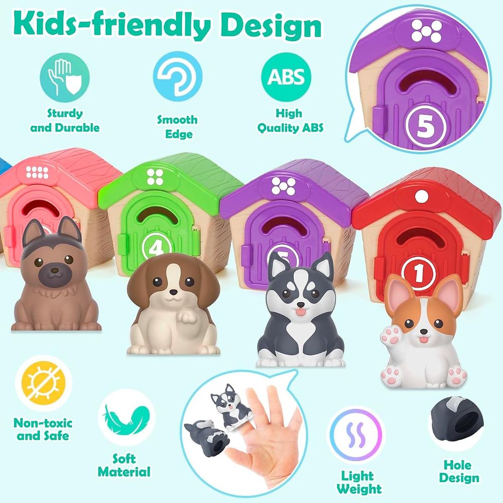 Puppy Dog Houses Counting Set, 20 Pieces photo 5