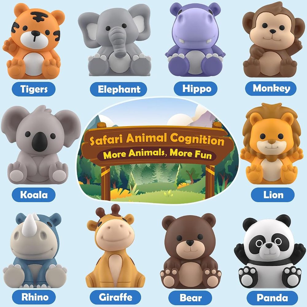 Safari Animal Counting Zoos, 20 Pieces photo 2