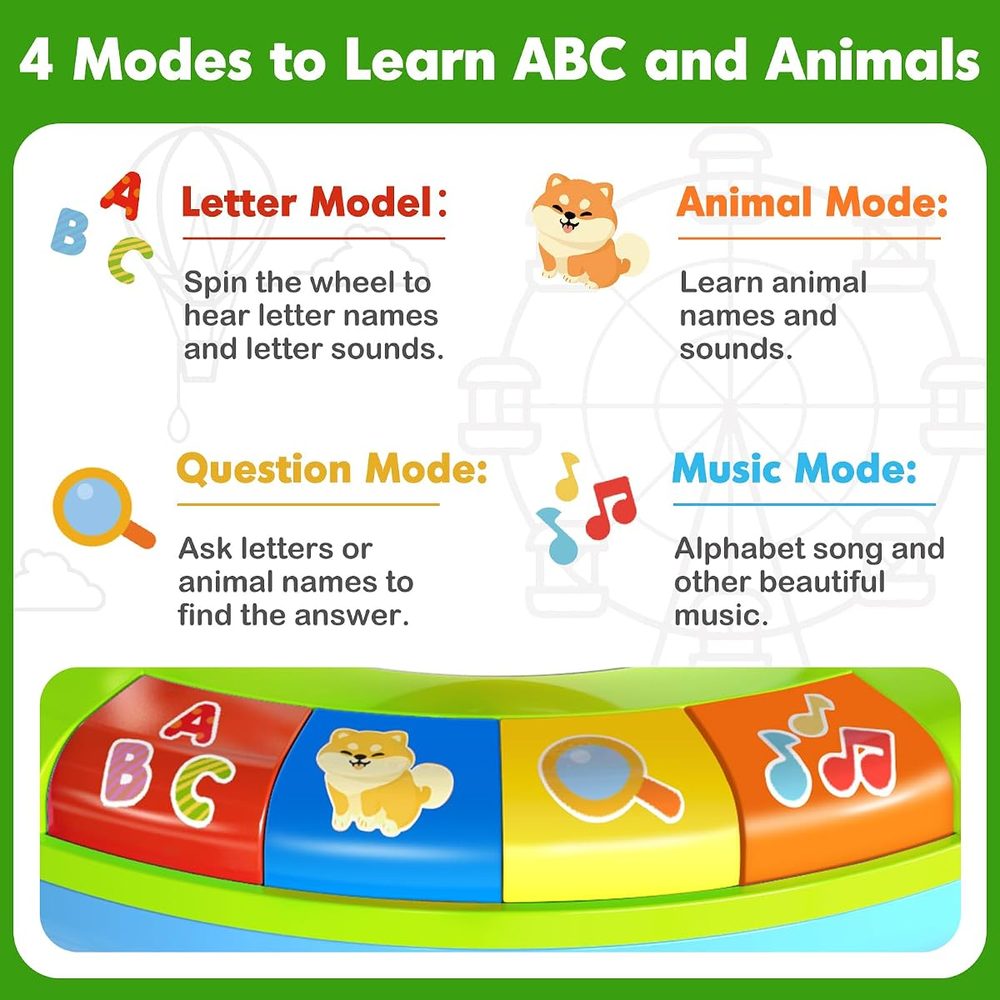 Spin & Sing Alphabet Zoo — Blue photo 3