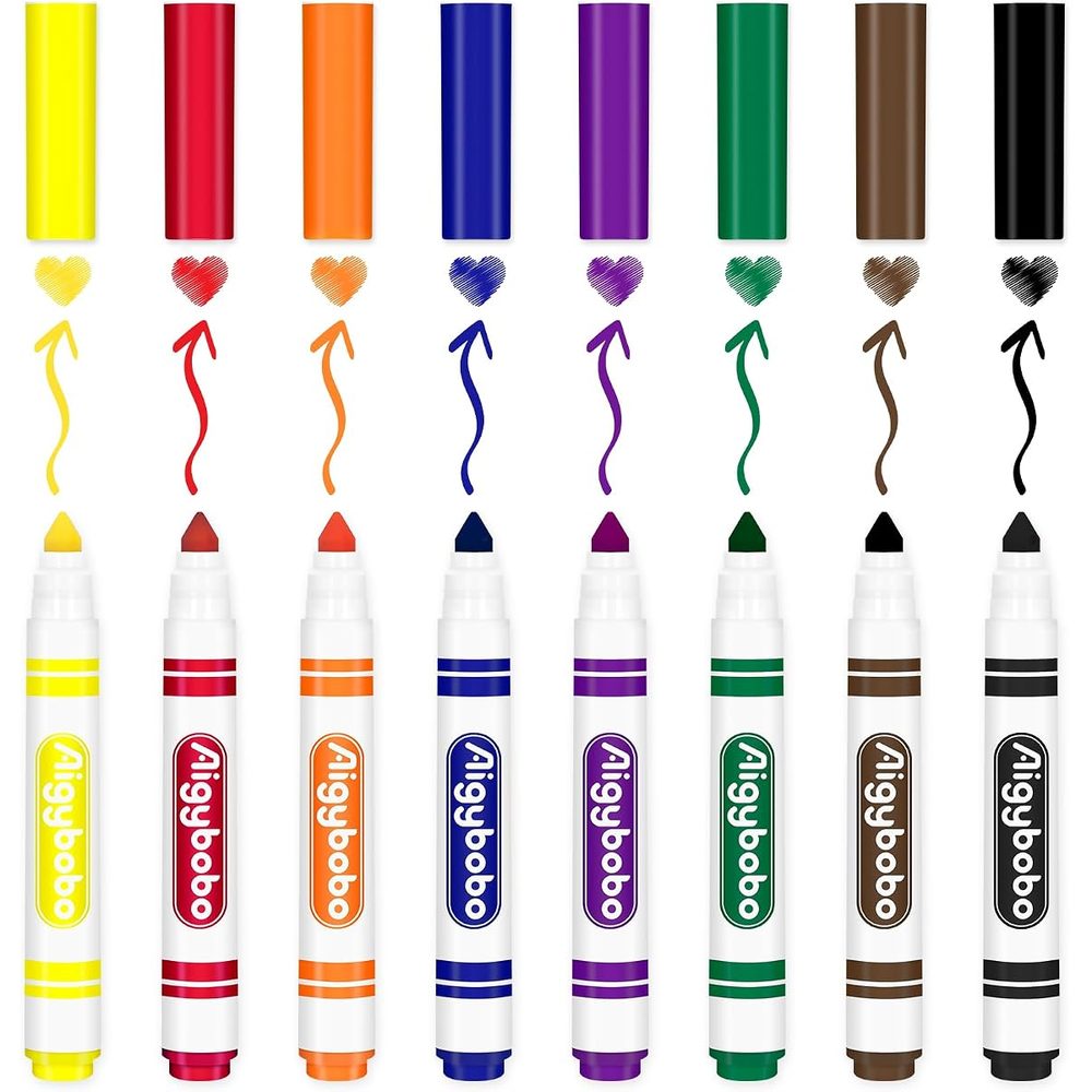 Washable Markers, 200 Count — 8 Colours photo 2